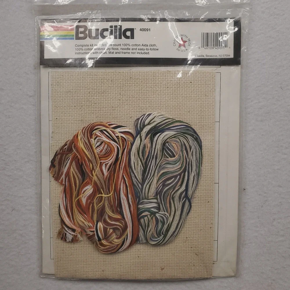 Bucilla HORSE COLLECTION Counted Cross‎ Stitch Kit Carousel Hobby NEW 40091